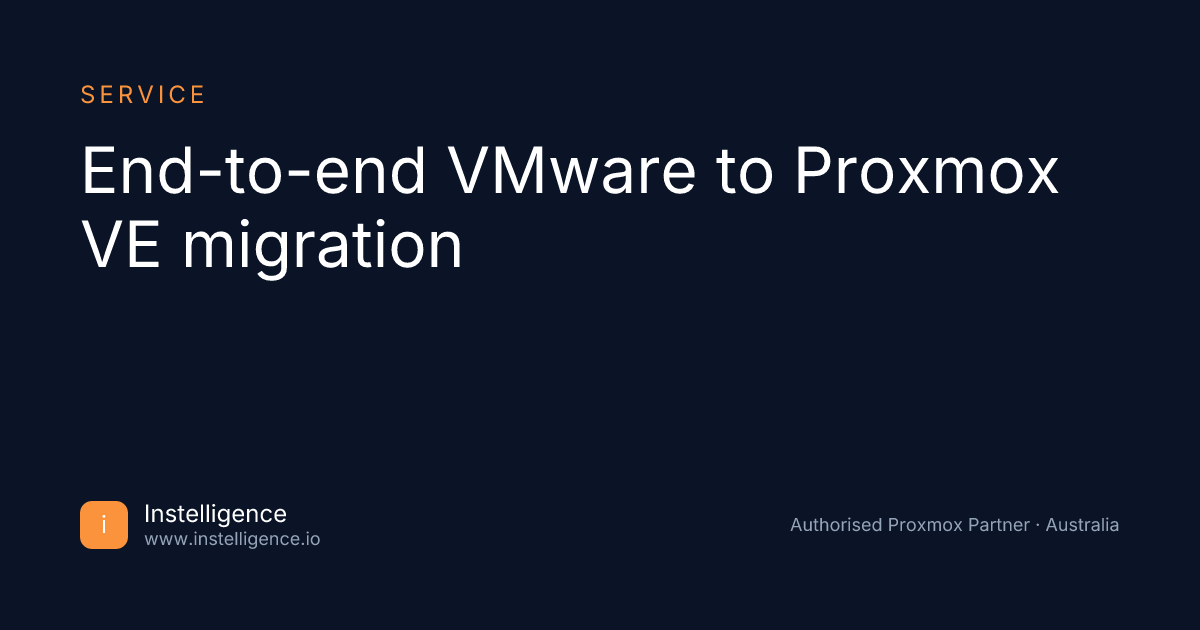 VMware to Proxmox Migration | Instelligence